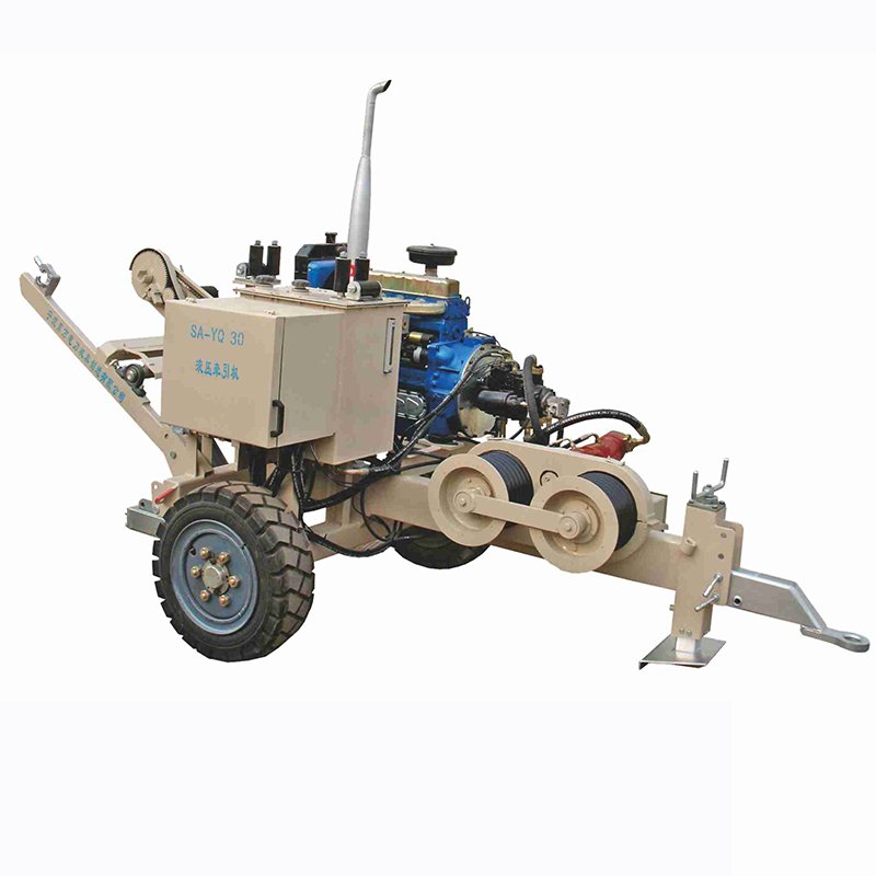 Hydraulic Puller Tensioner machine for utility line handling