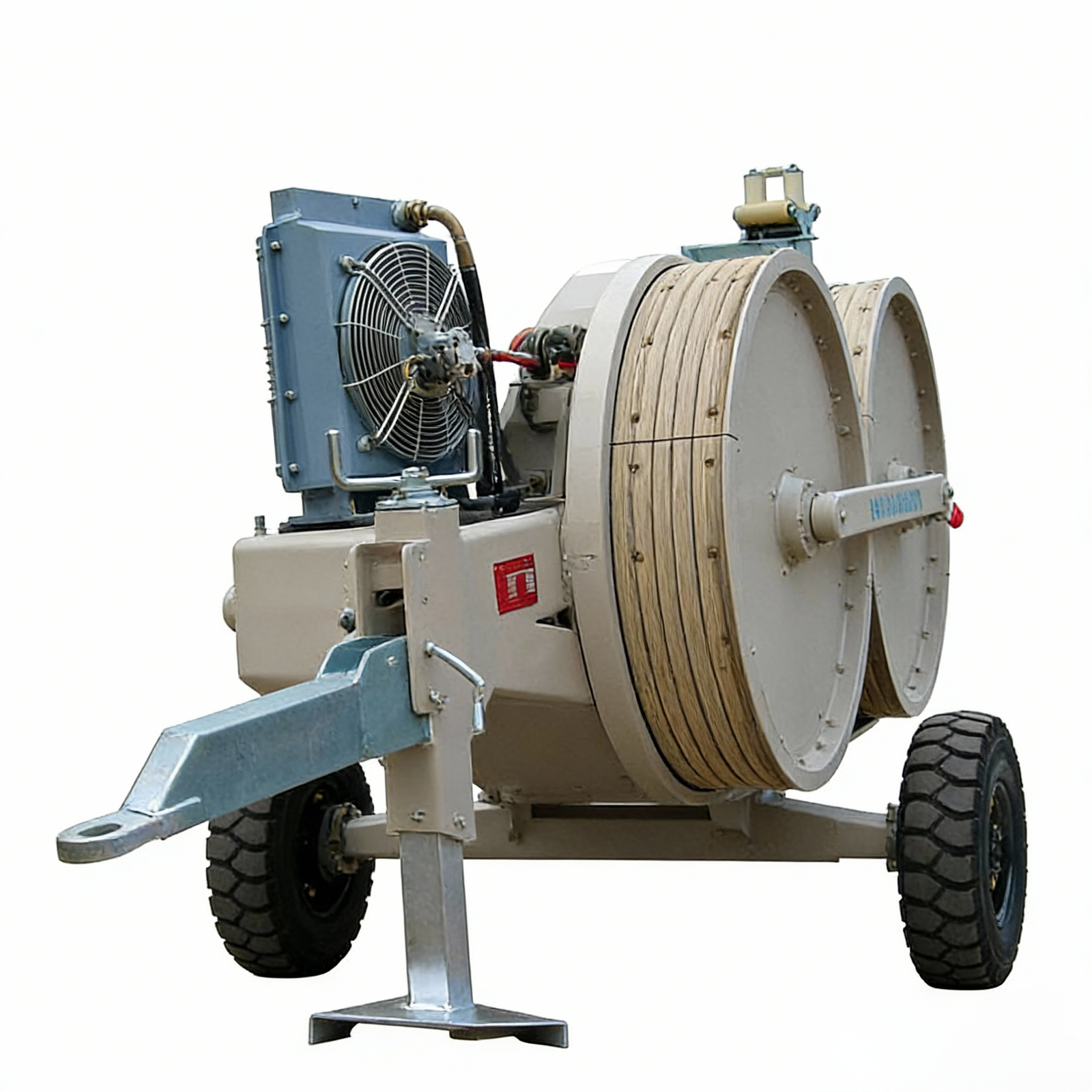 hydraulic cable tensioner front angled view