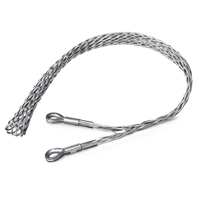 Double Eye Cable Sock with braided mesh body and two eye ends