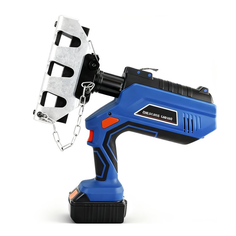 Battery-Powered Hydraulic Contact Wire Straightening Tool side view for railway contact wire repair