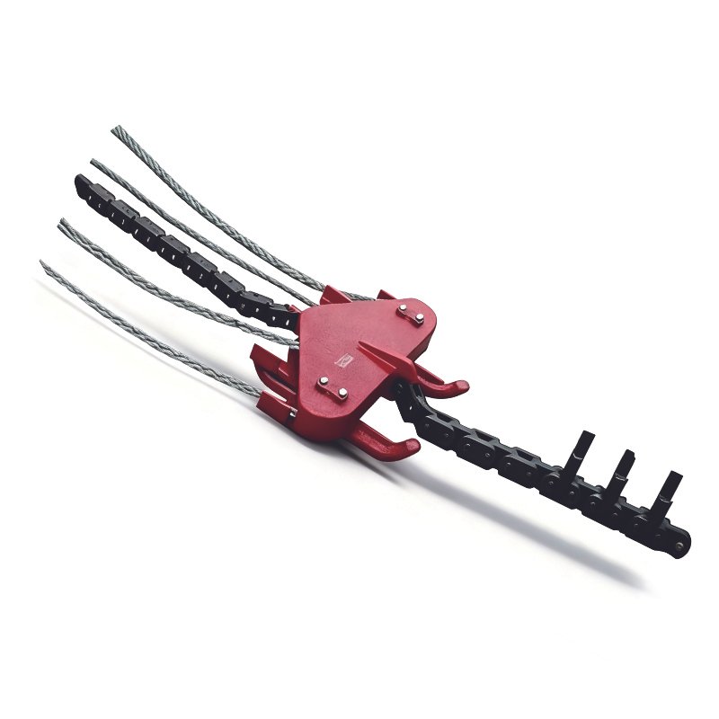 Four Bundle Conductors Stringing Board for smooth bundle conductor pulling, stable guidance, and efficient overhead transmission line stringing.